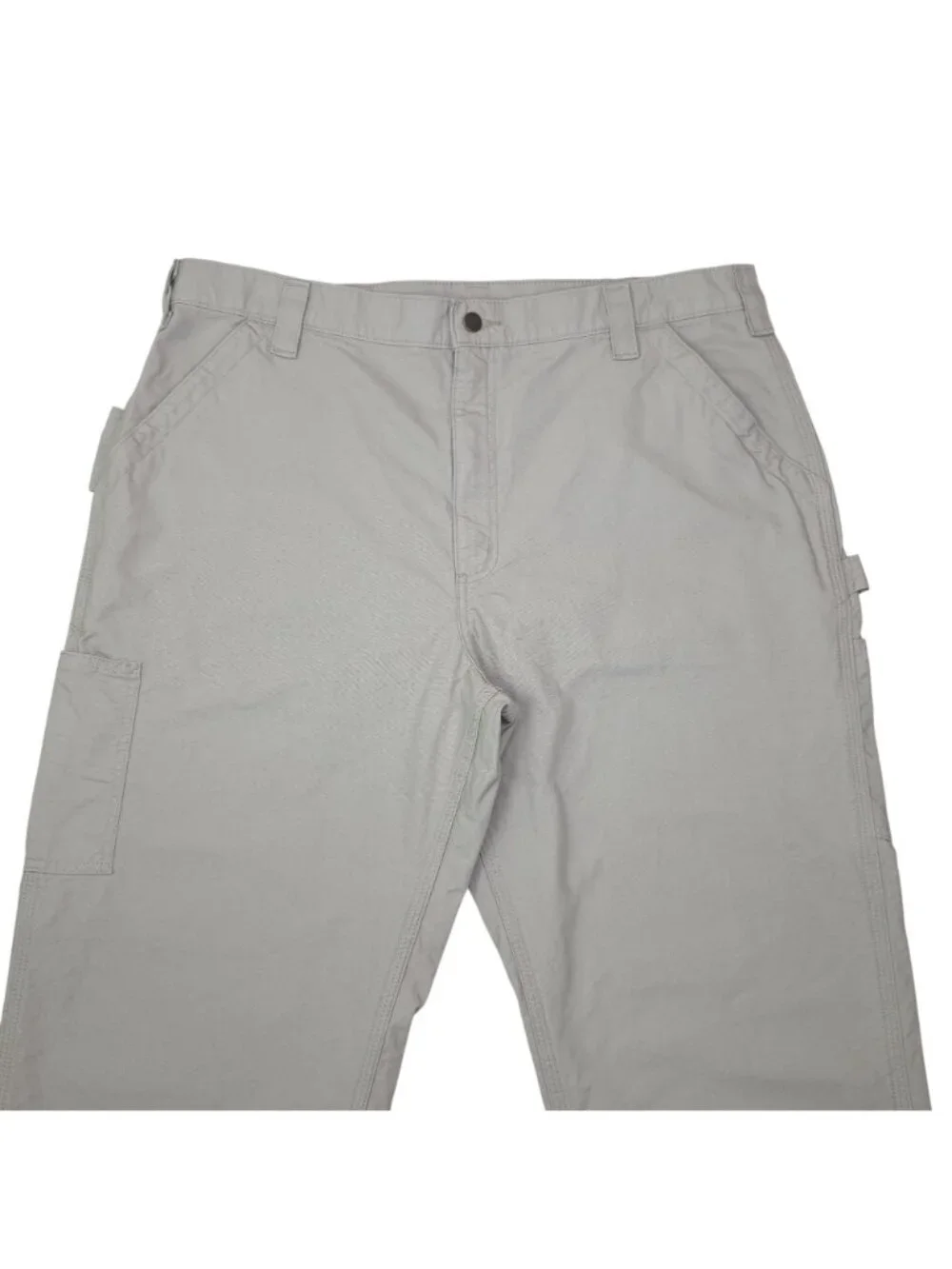 Carhartt Mens Tan Original Fit Dungaree Work Pants 40x32 100% Cotton
